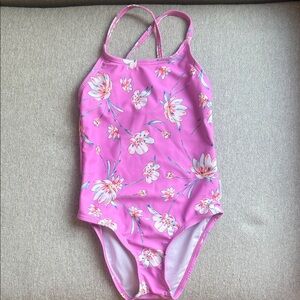 3t Gingerlilly Australia Pink neon Floral Pink girls 1 pc Swimsuit